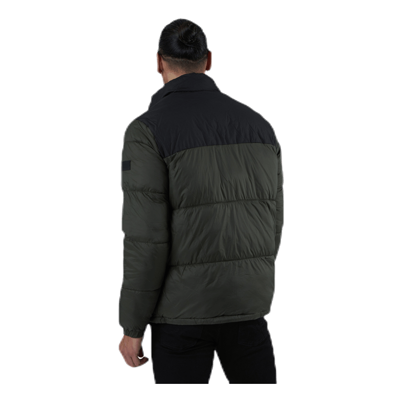 Drew Puffer Collar Green