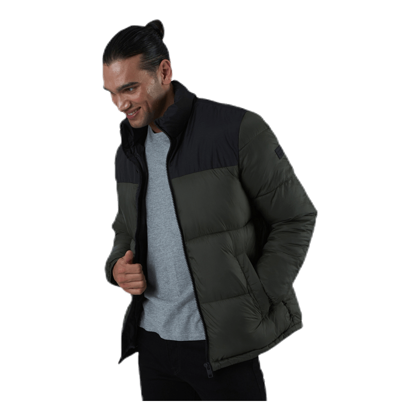 Drew Puffer Collar Green