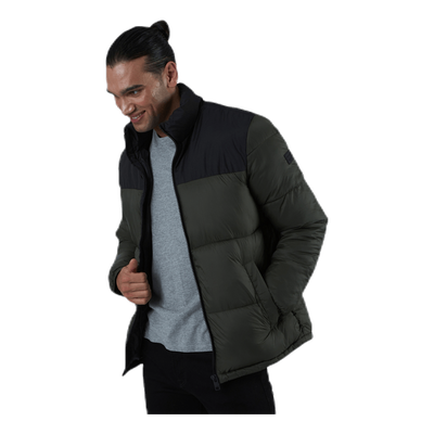 Drew Puffer Collar Green