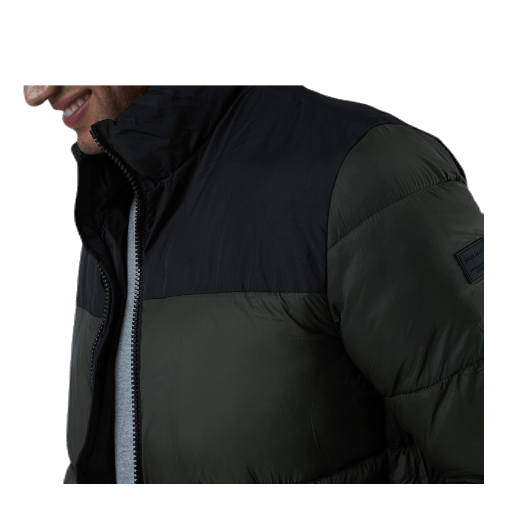 Drew Puffer Collar Green