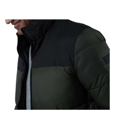 Drew Puffer Collar Green