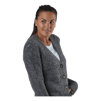 Bibi Ls  Knit Cardigan Grey