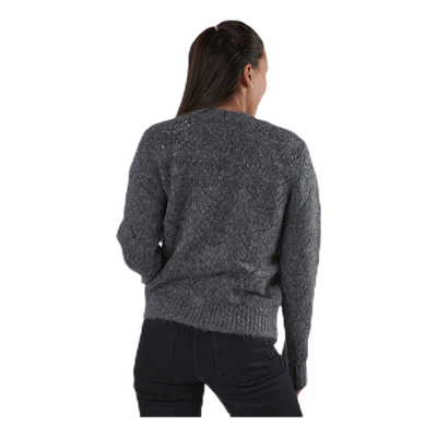 Bibi Ls  Knit Cardigan Grey