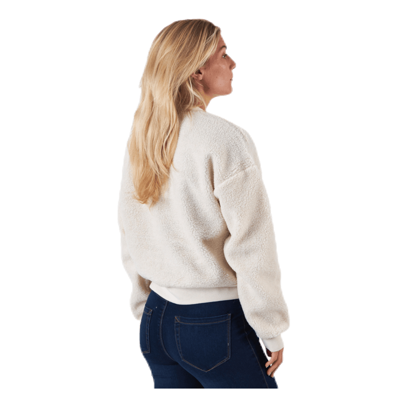 Janessa Teddy Pocket Jacket White