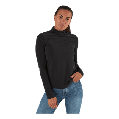 Kamala Ls Rollneck  Top  Black