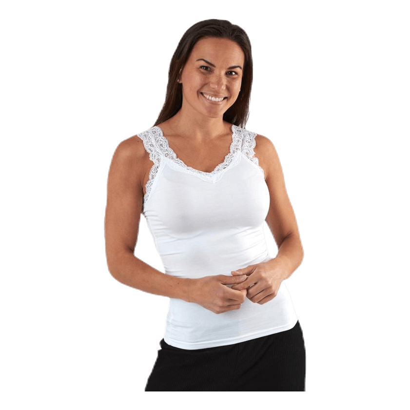 Barbera Lace Top White