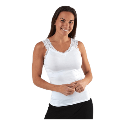 Barbera Lace Top White