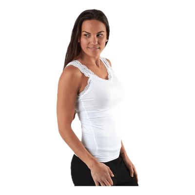 Barbera Lace Top White