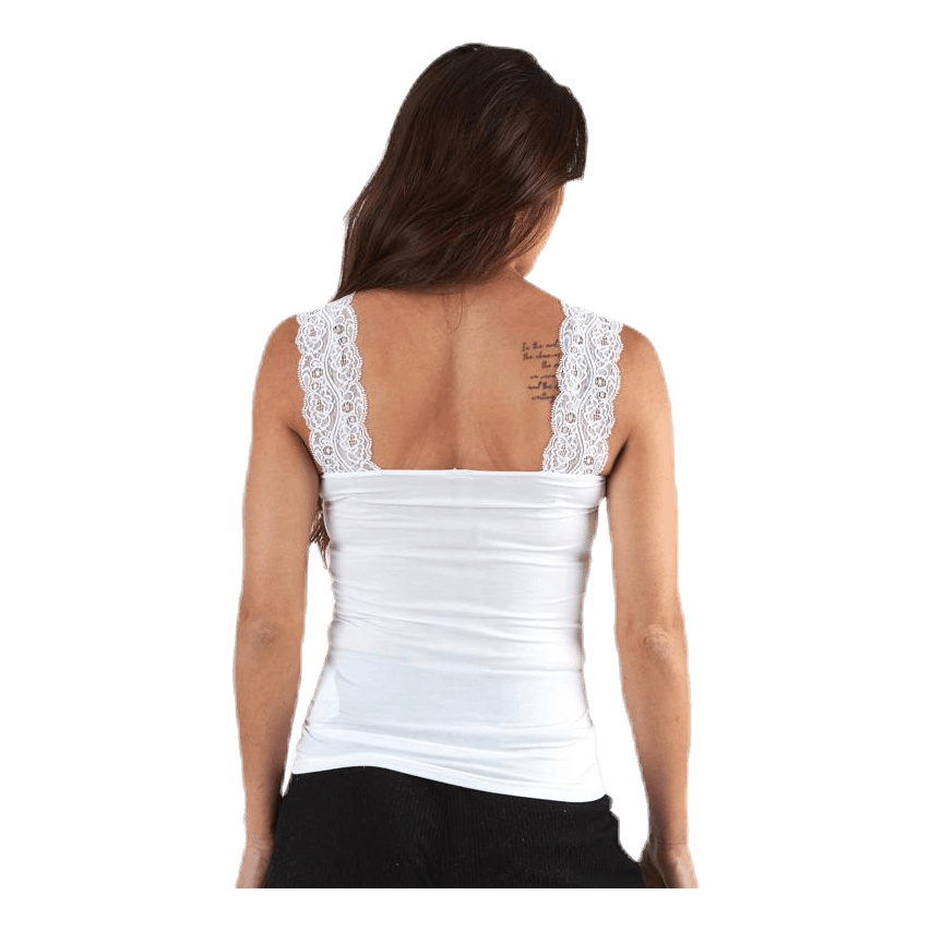 Barbera Lace Top White