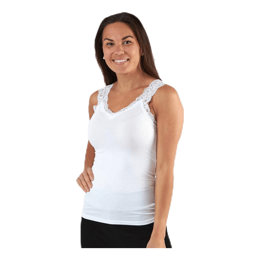 Barbera Lace Top White