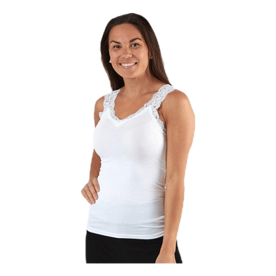 Barbera Lace Top White