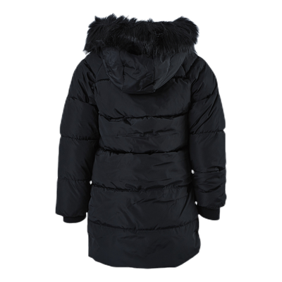 Monica Long Puffer Coat Black