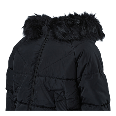 Monica Long Puffer Coat Black