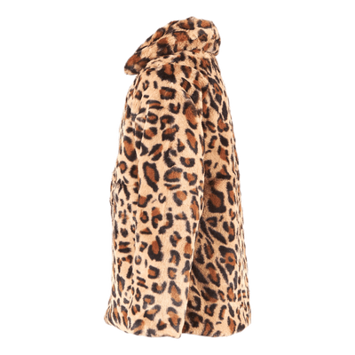 Mamy Faux Fur Leo Jacket Black