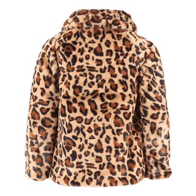 Mamy Faux Fur Leo Jacket Black