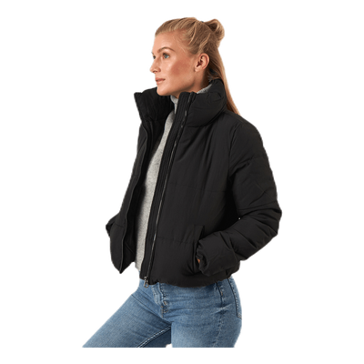 Dolly Short Puffer Jacket Otw Black