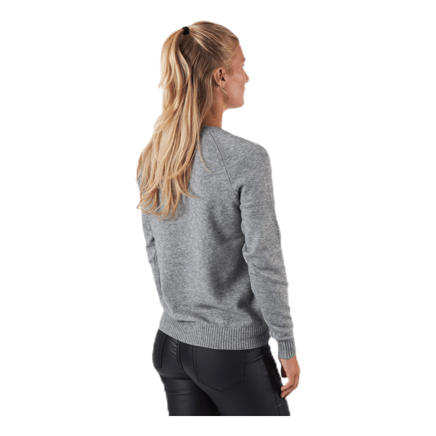 Lesly Kings L/S Pullover Knt Grey