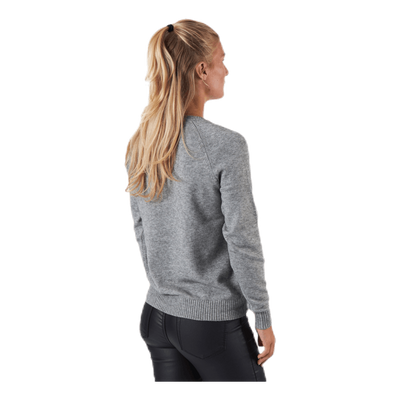 Lesly Kings L/S Pullover Knt Grey
