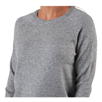 Lesly Kings L/S Pullover Knt Grey