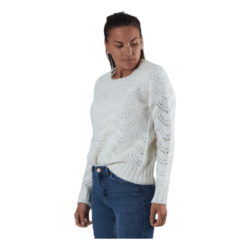 Bibi Ls Knit White