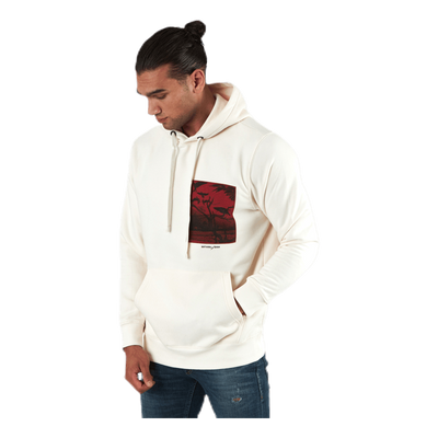 Jade Sweat Hood White