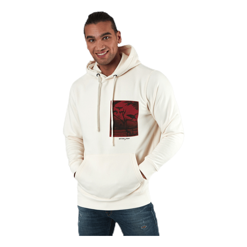 Jade Sweat Hood White