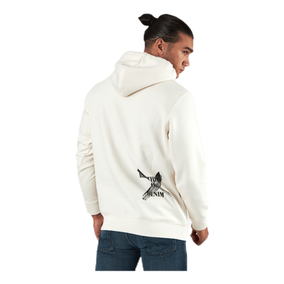 Jade Sweat Hood White