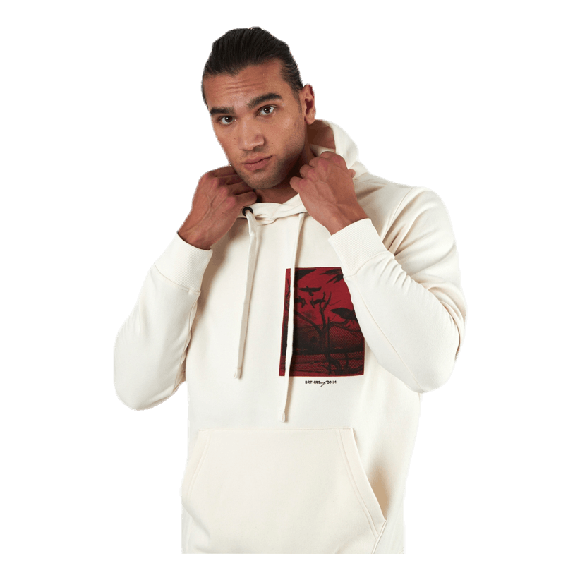 Jade Sweat Hood White