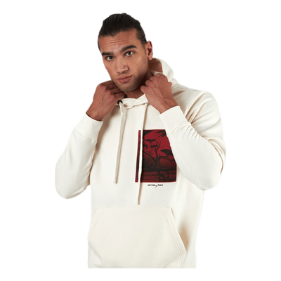 Jade Sweat Hood White