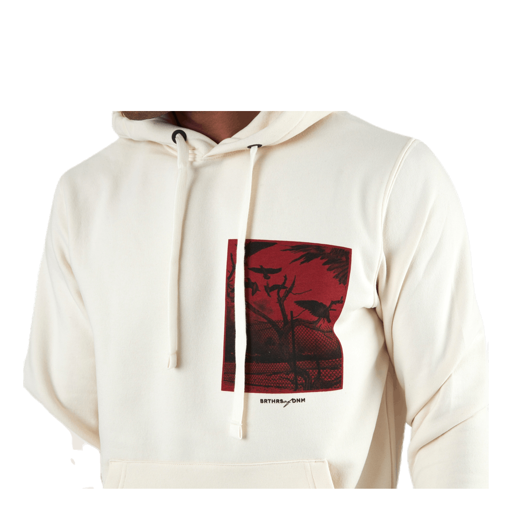 Jade Sweat Hood White