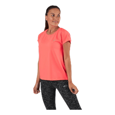 Aubree Ss Loose Training Tee Red