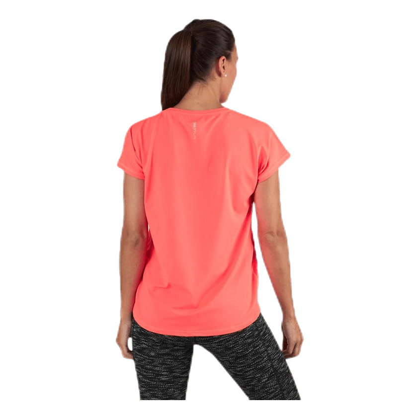 Aubree Ss Loose Training Tee Red