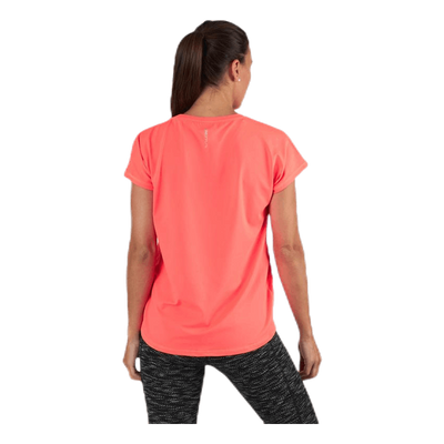 Aubree Ss Loose Training Tee Red