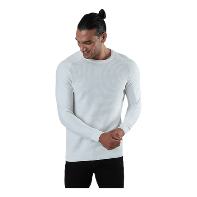 Adam Knit Crew Neck White