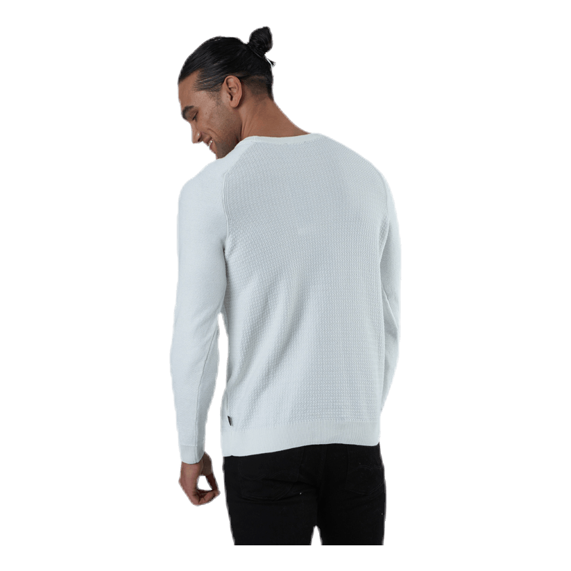 Adam Knit Crew Neck White