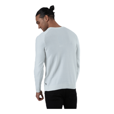 Adam Knit Crew Neck White