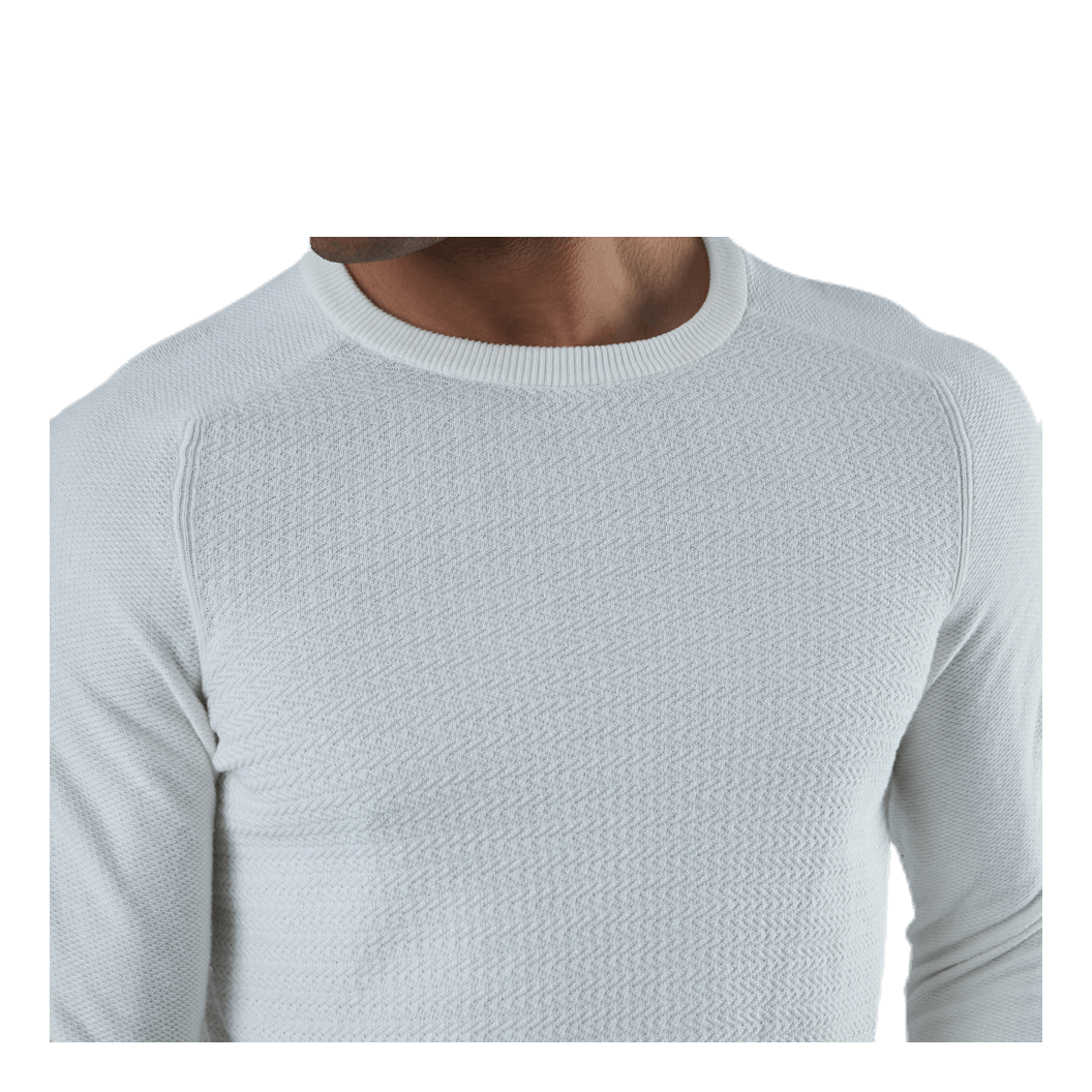 Adam Knit Crew Neck White