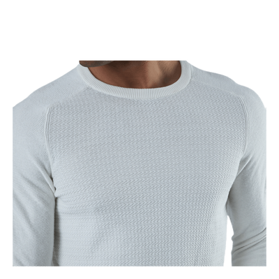 Adam Knit Crew Neck White