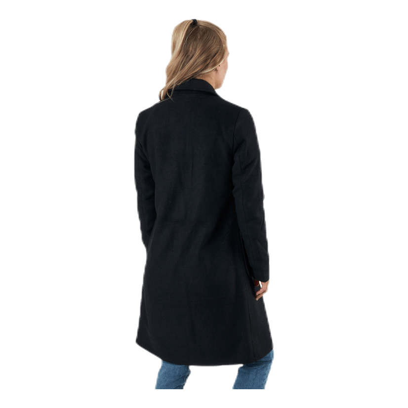 Olivia-Astrid Wool Coat  Otw Black