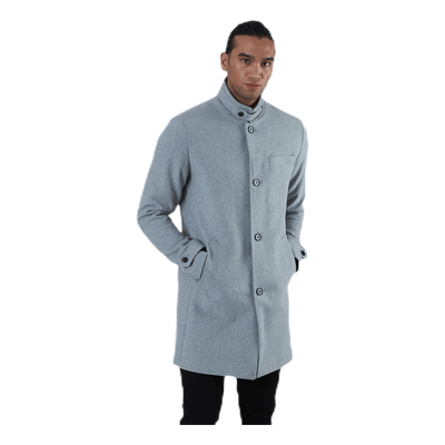 Melton Wool Coat Grey
