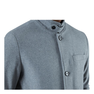 Melton Wool Coat Grey