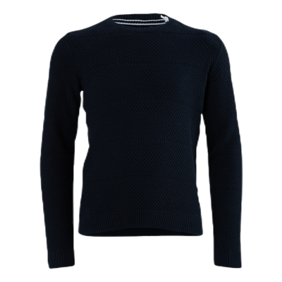 Snow Knit Crew Neck Junior Blue