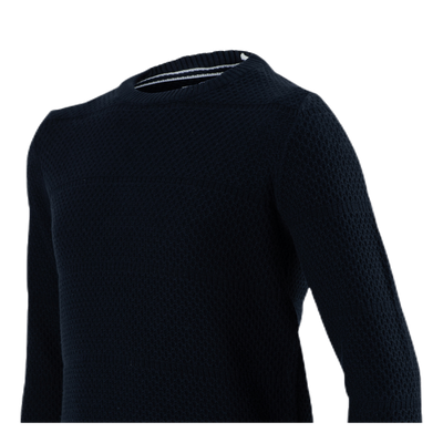 Snow Knit Crew Neck Junior Blue