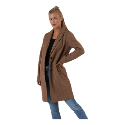 Carrie Bonded Coat Otw Brown