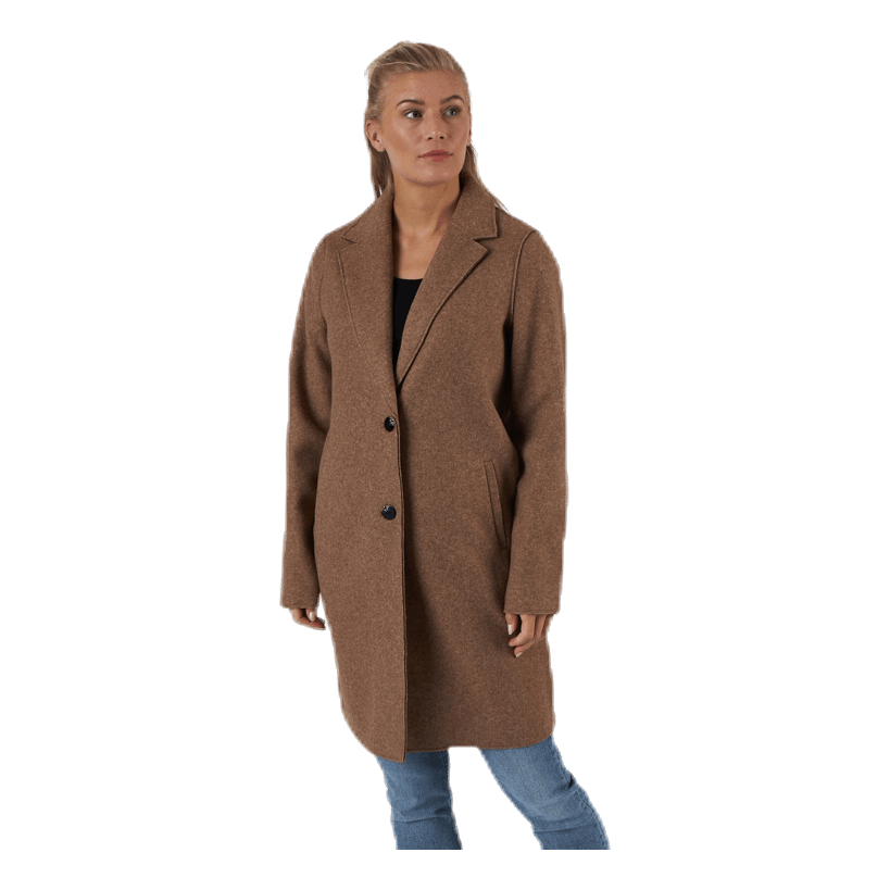 Carrie Bonded Coat Otw Brown