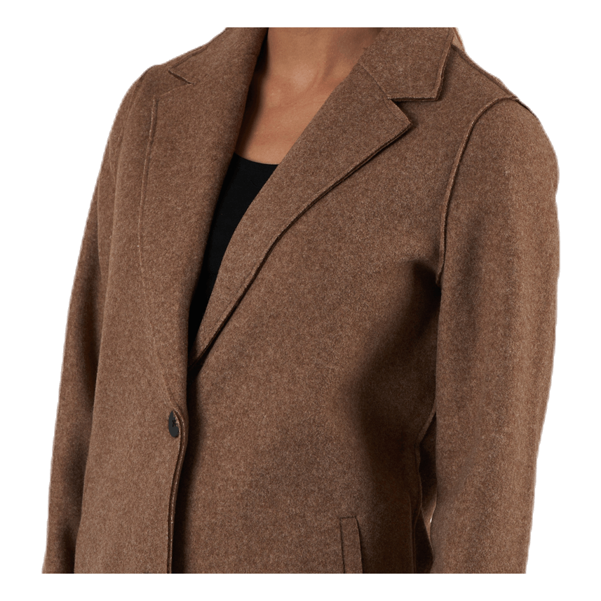 Carrie Bonded Coat Otw Brown