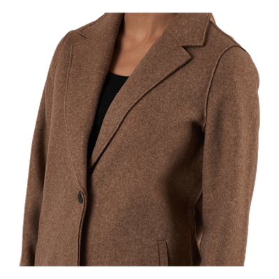 Carrie Bonded Coat Otw Brown