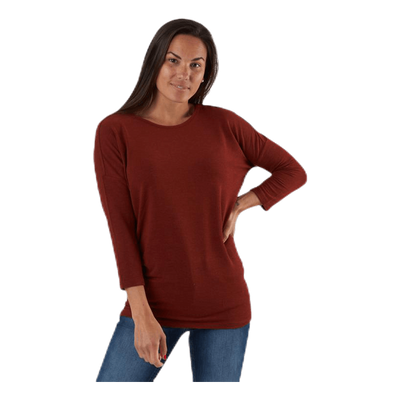 Glamour 3/4 Top Jrs Red
