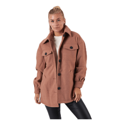 Liva Shacket Otw Beige