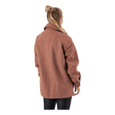 Liva Shacket Otw Beige